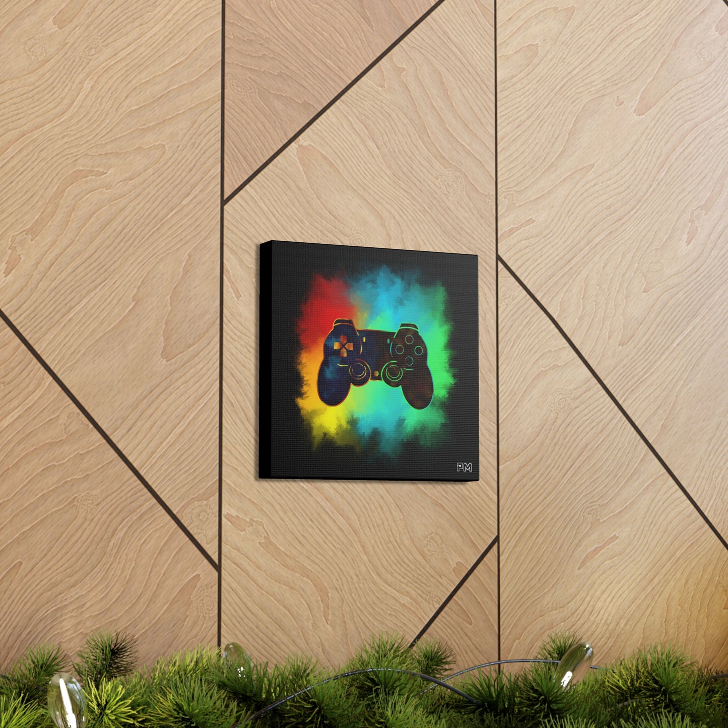 Gaming Controller Explosion Canvas