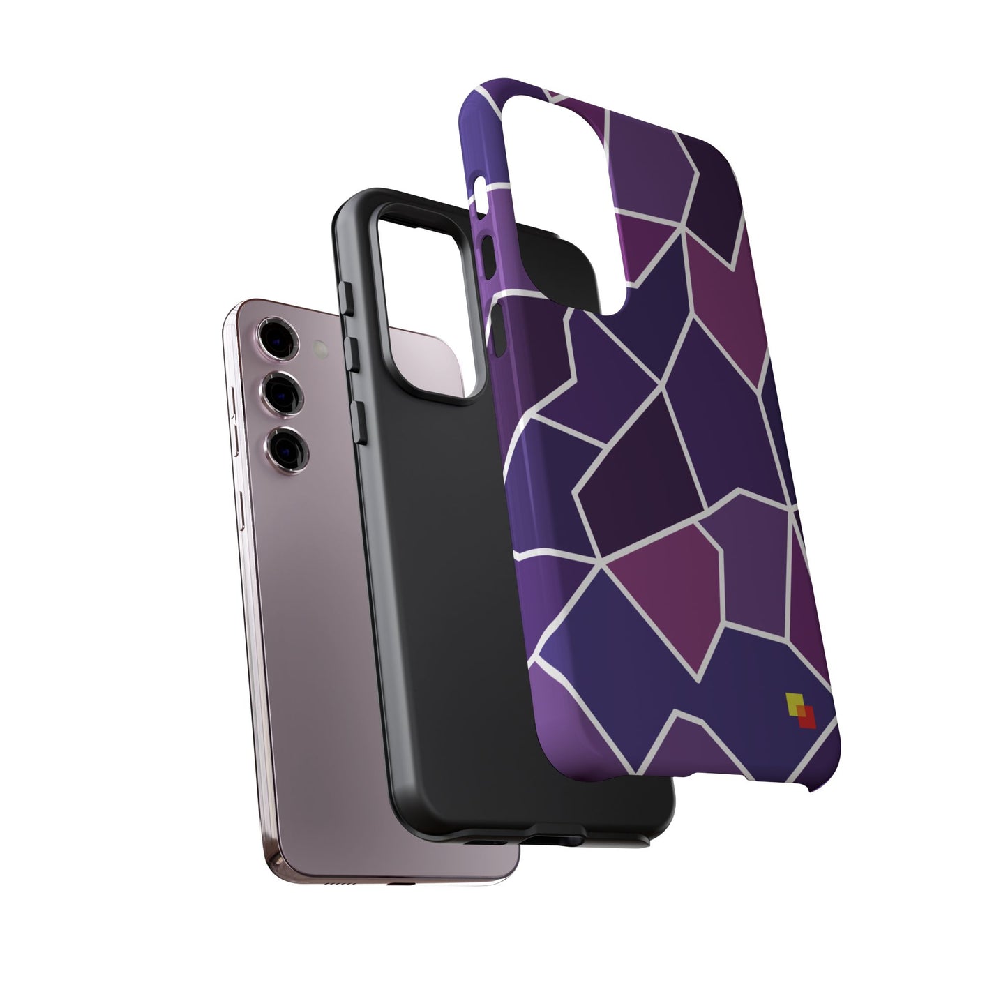 Purple Geometric Phone Case