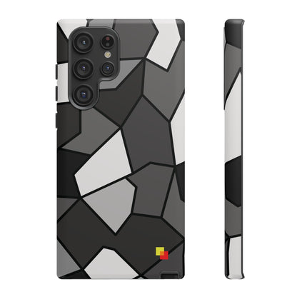 Black and Grey Geometric Phone Case