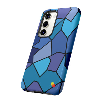 Blue Geometric Phone Case