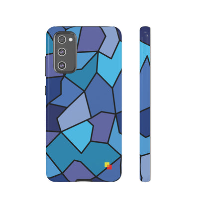 Blue Geometric Phone Case