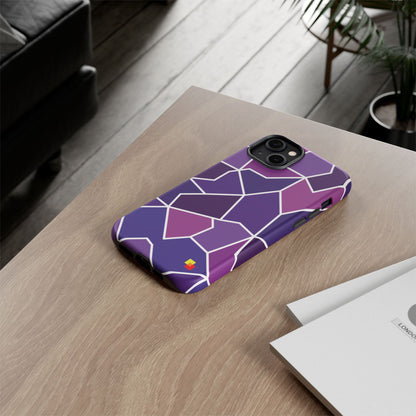 Purple Geometric Phone Case