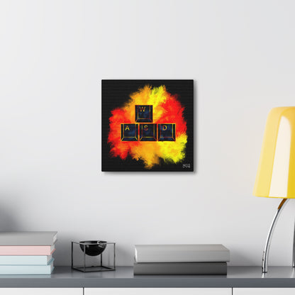 Gaming WASD Explosion Canvas