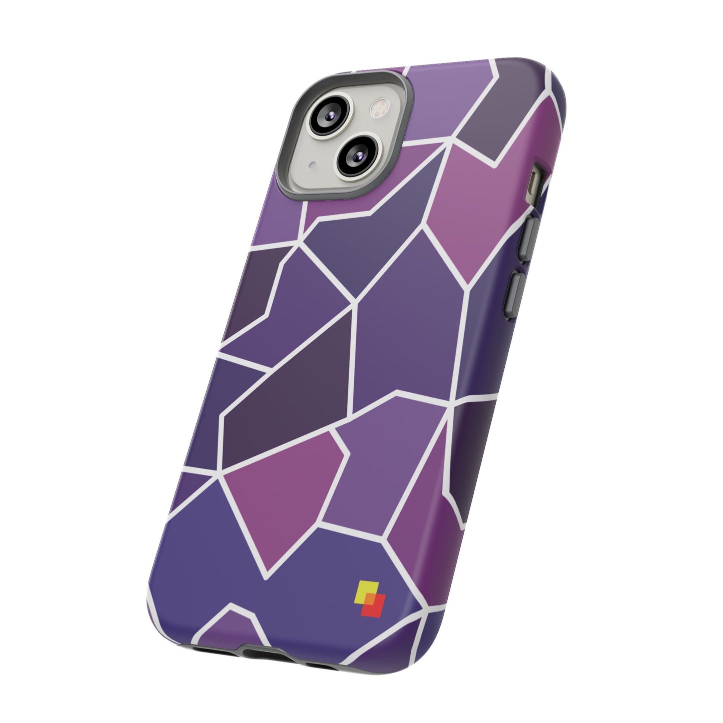 Purple Geometric Phone Case