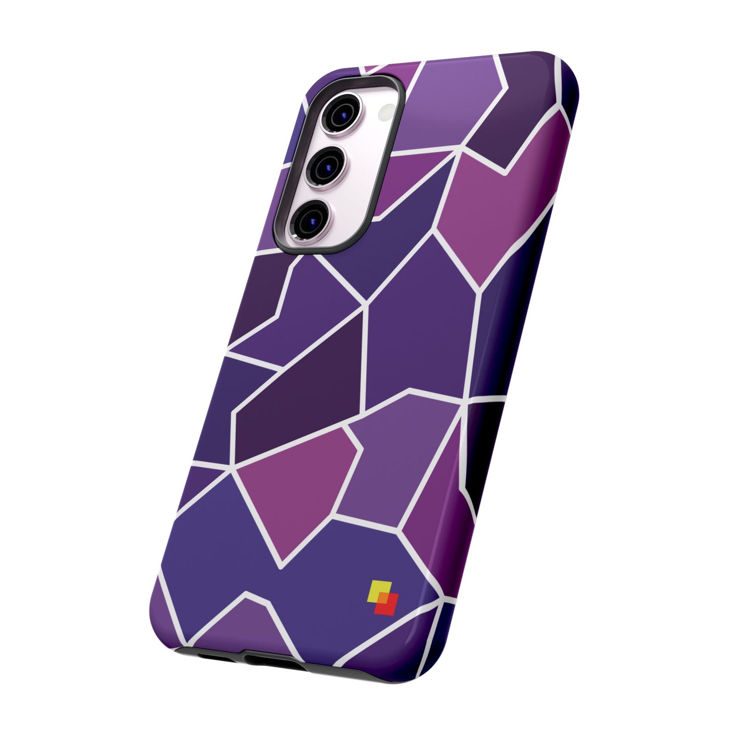 Purple Geometric Phone Case