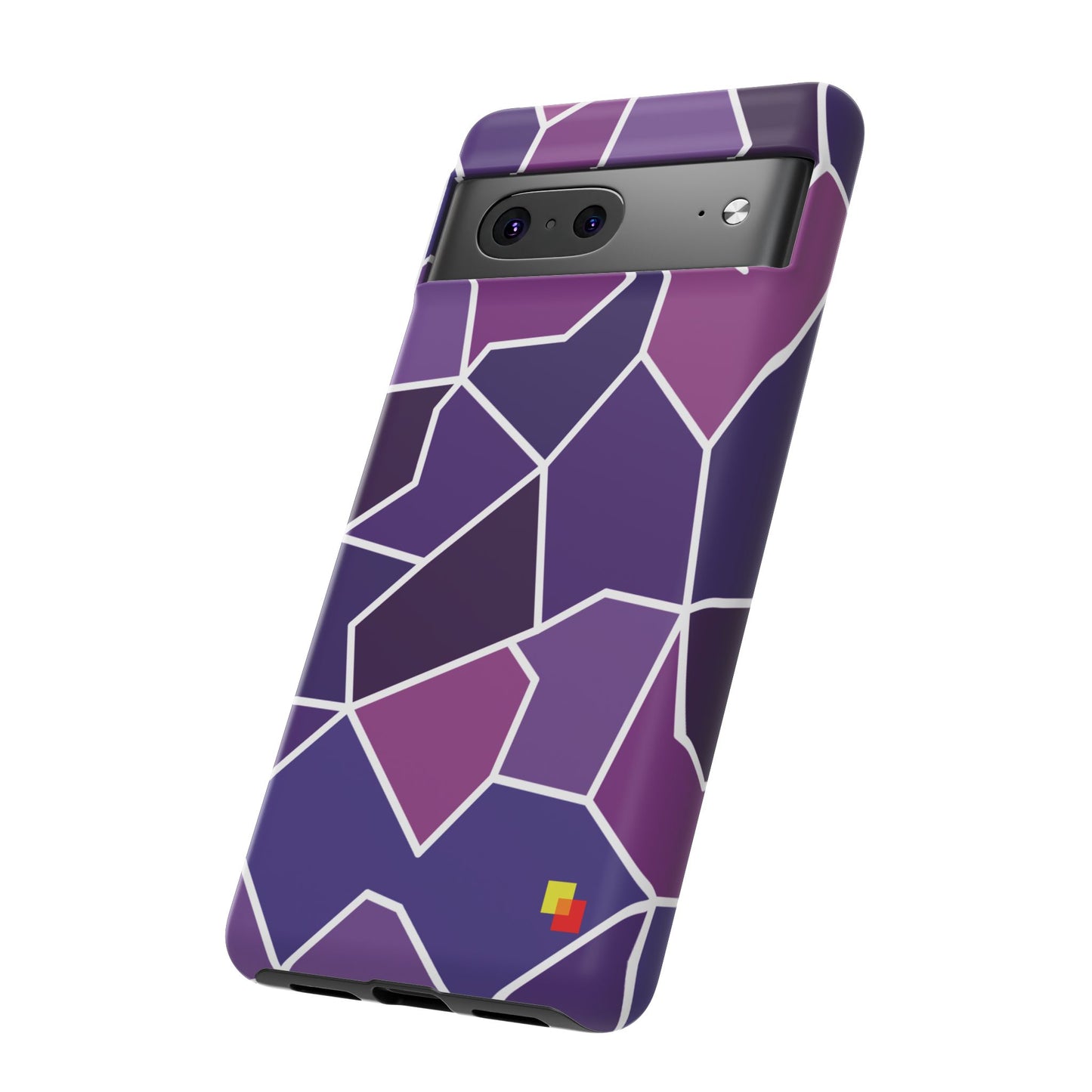 Purple Geometric Phone Case