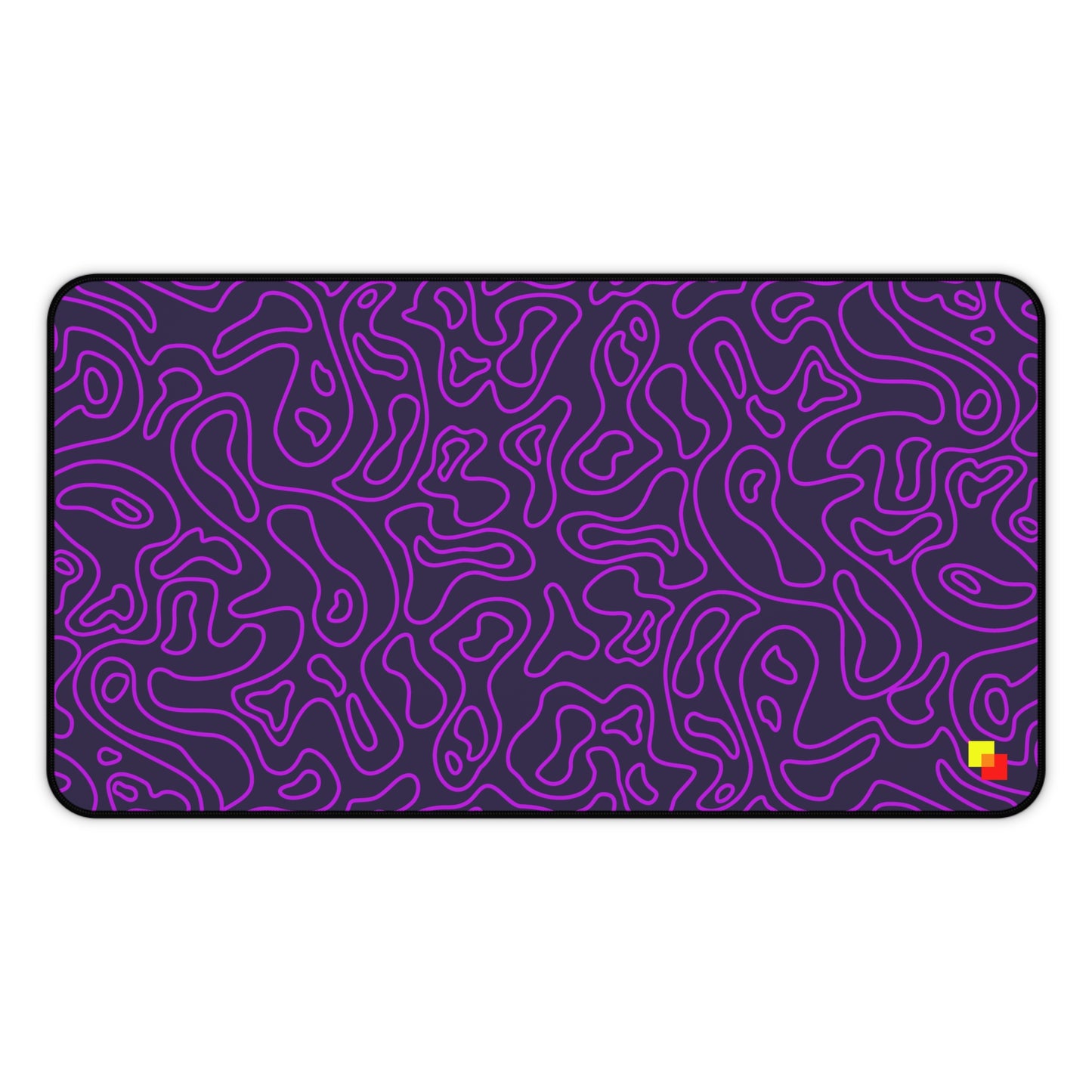 Purple Topographic Mouse Pad / Desk Mat