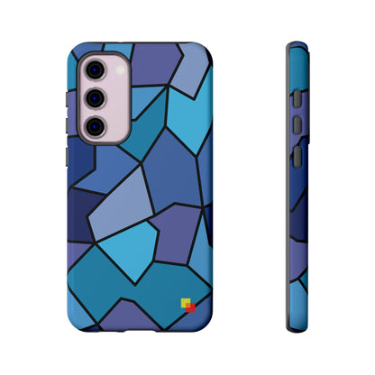 Blue Geometric Phone Case