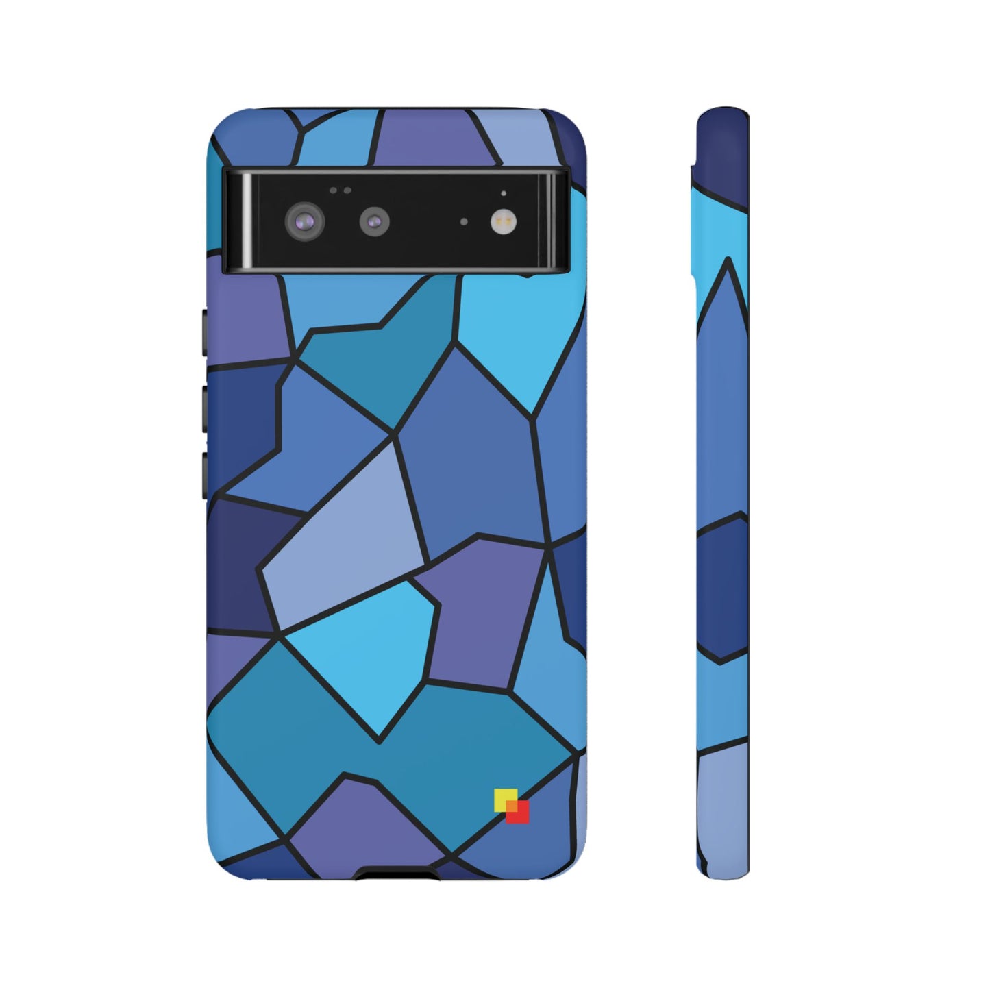 Blue Geometric Phone Case