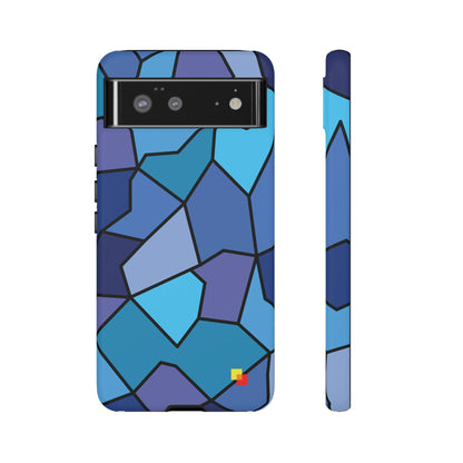 Blue Geometric Phone Case