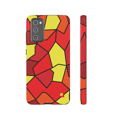 Orange Geometric Phone Case