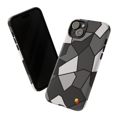 Black and Grey Geometric Phone Case