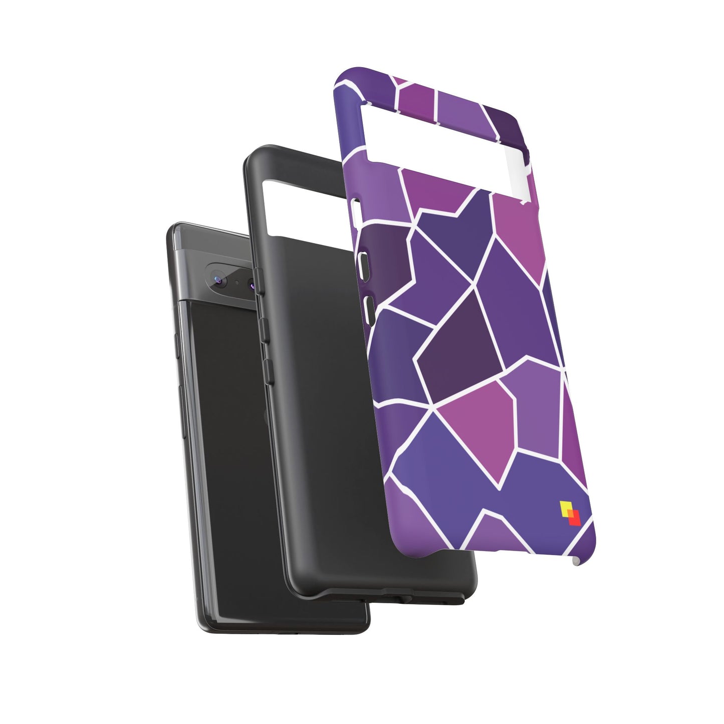 Purple Geometric Phone Case