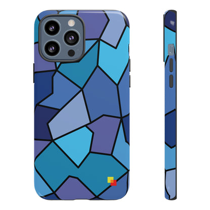 Blue Geometric Phone Case