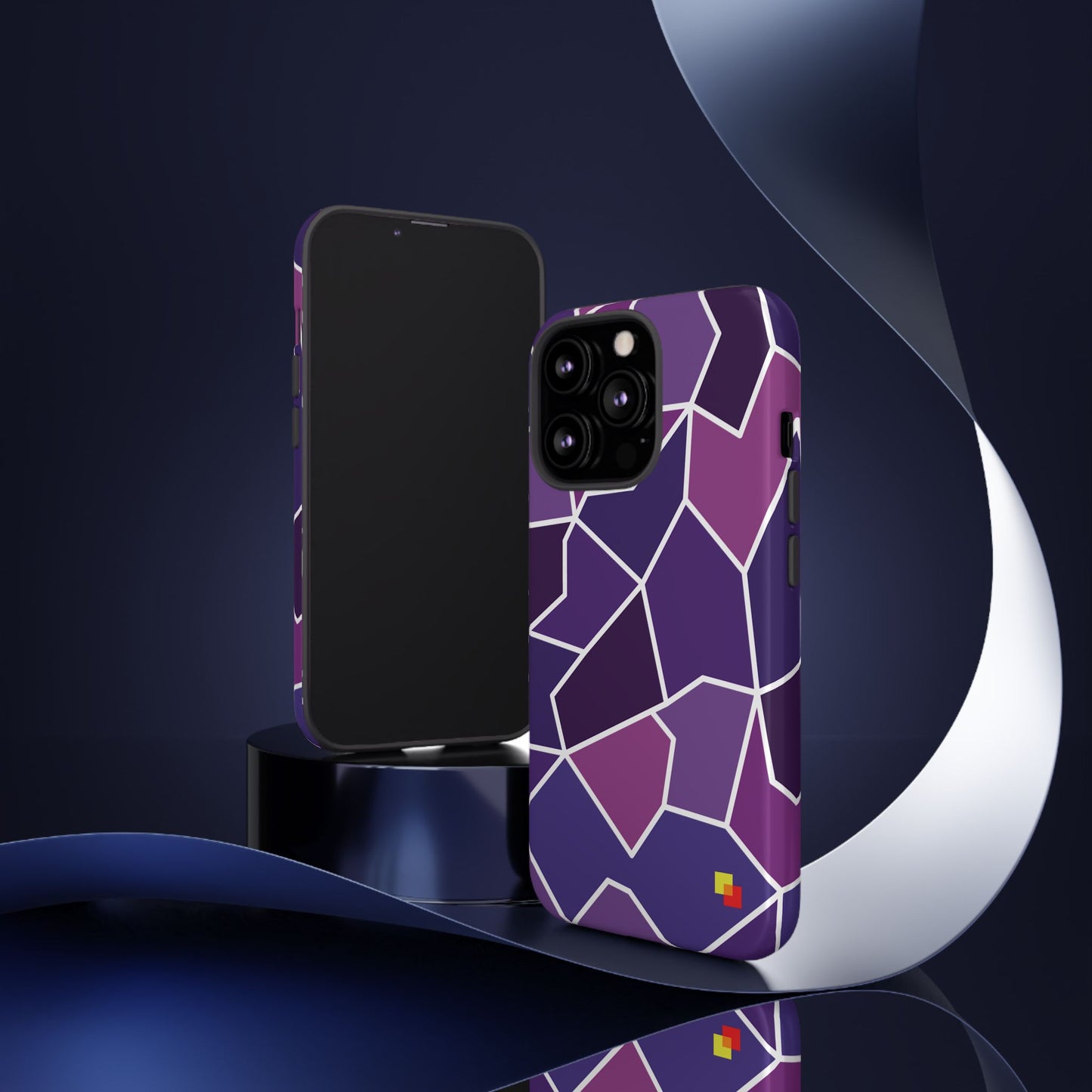 Purple Geometric Phone Case