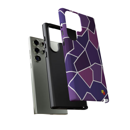 Purple Geometric Phone Case