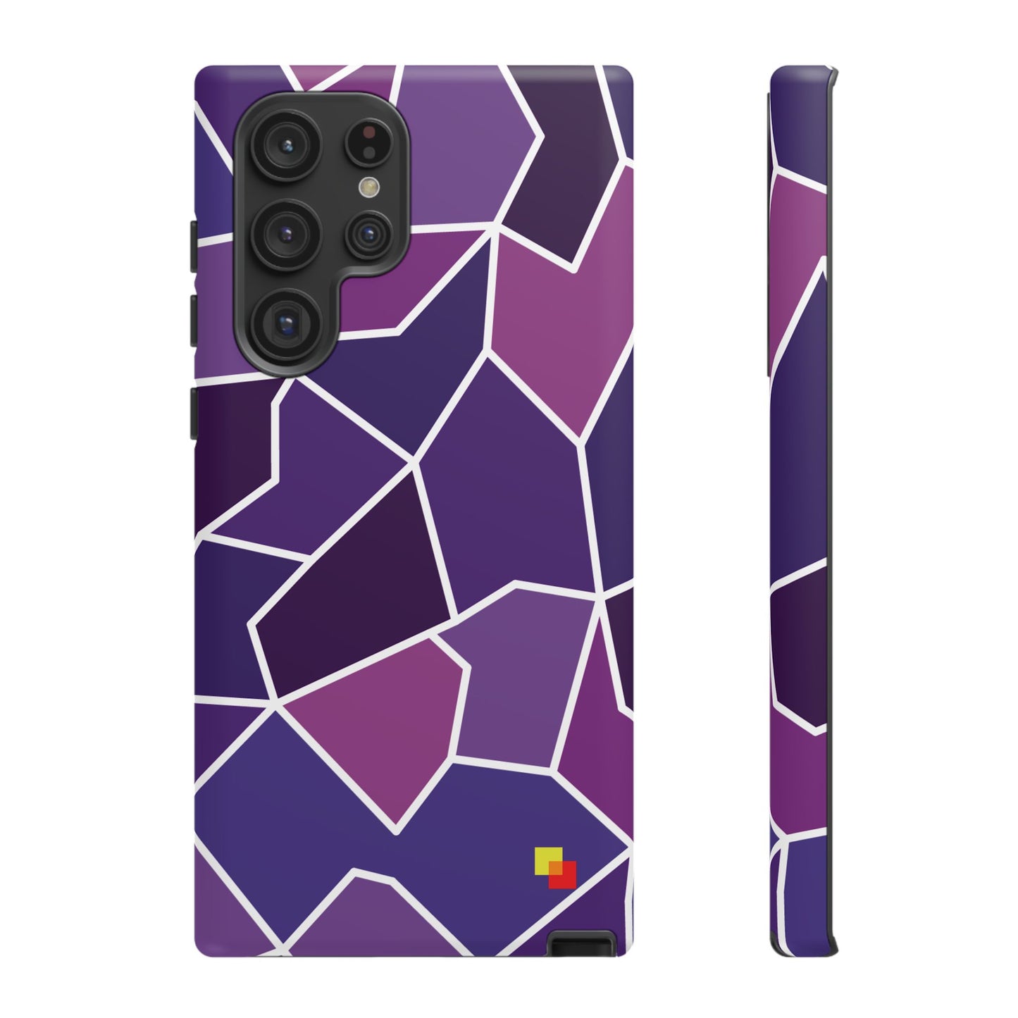 Purple Geometric Phone Case