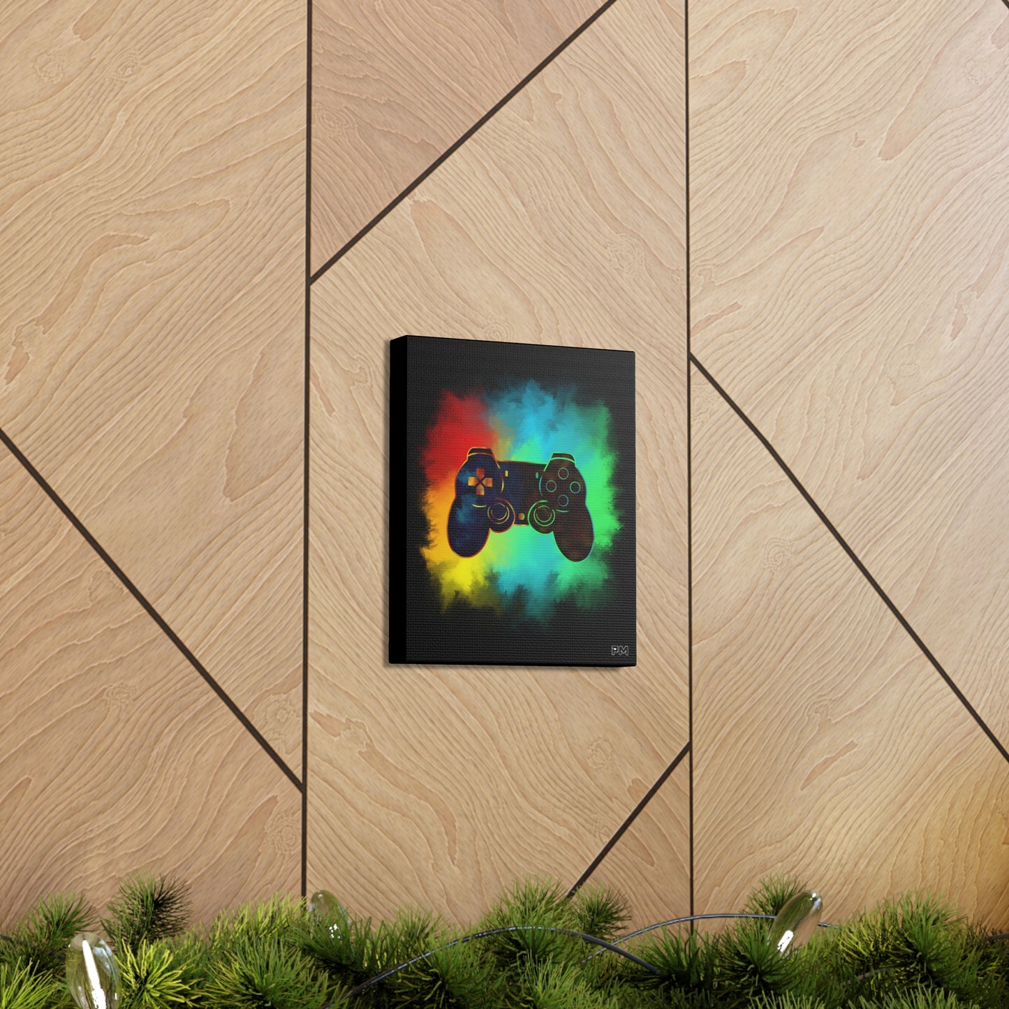 Gaming Controller Explosion Canvas