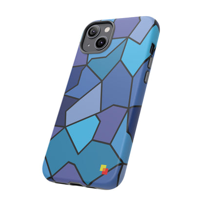 Blue Geometric Phone Case