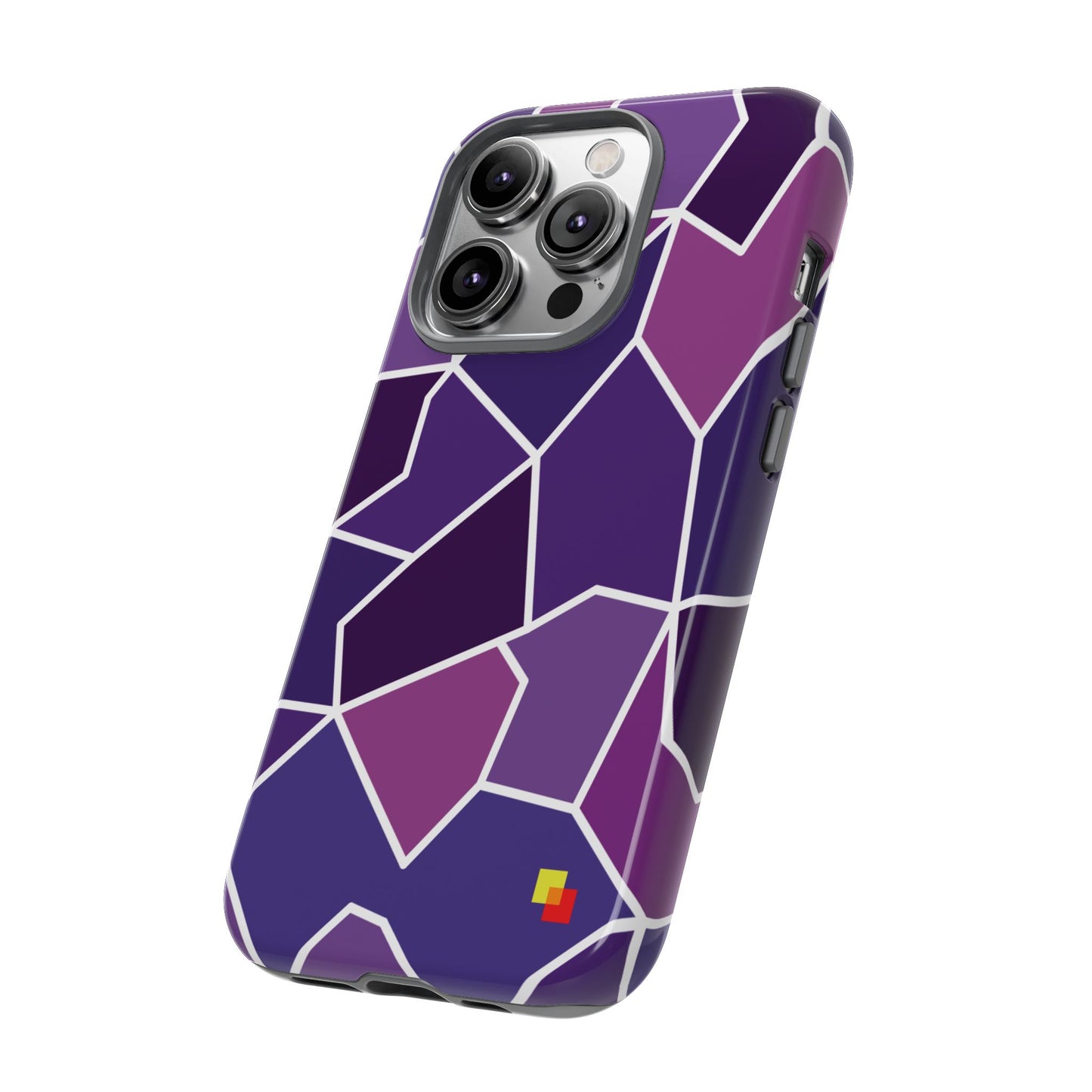 Purple Geometric Phone Case