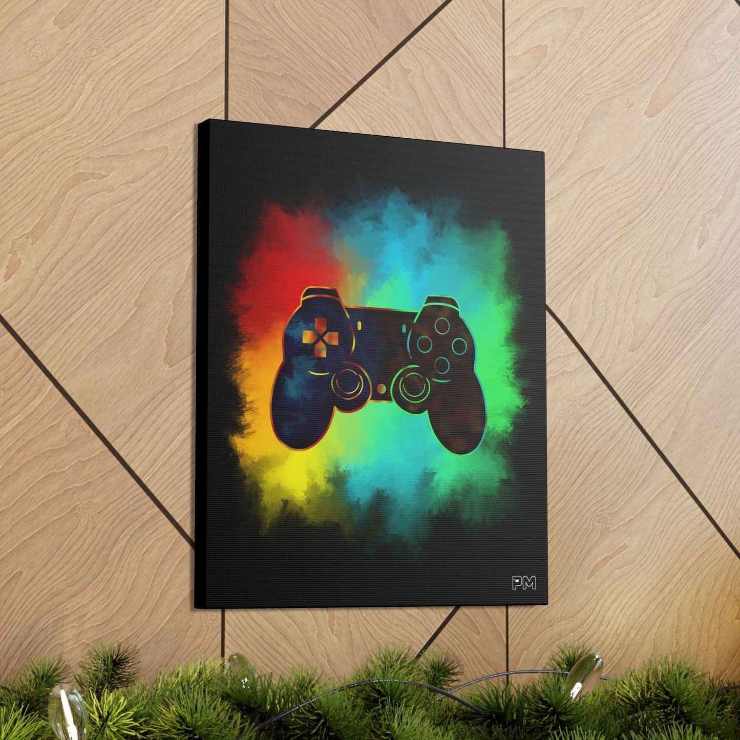 Gaming Controller Explosion Canvas