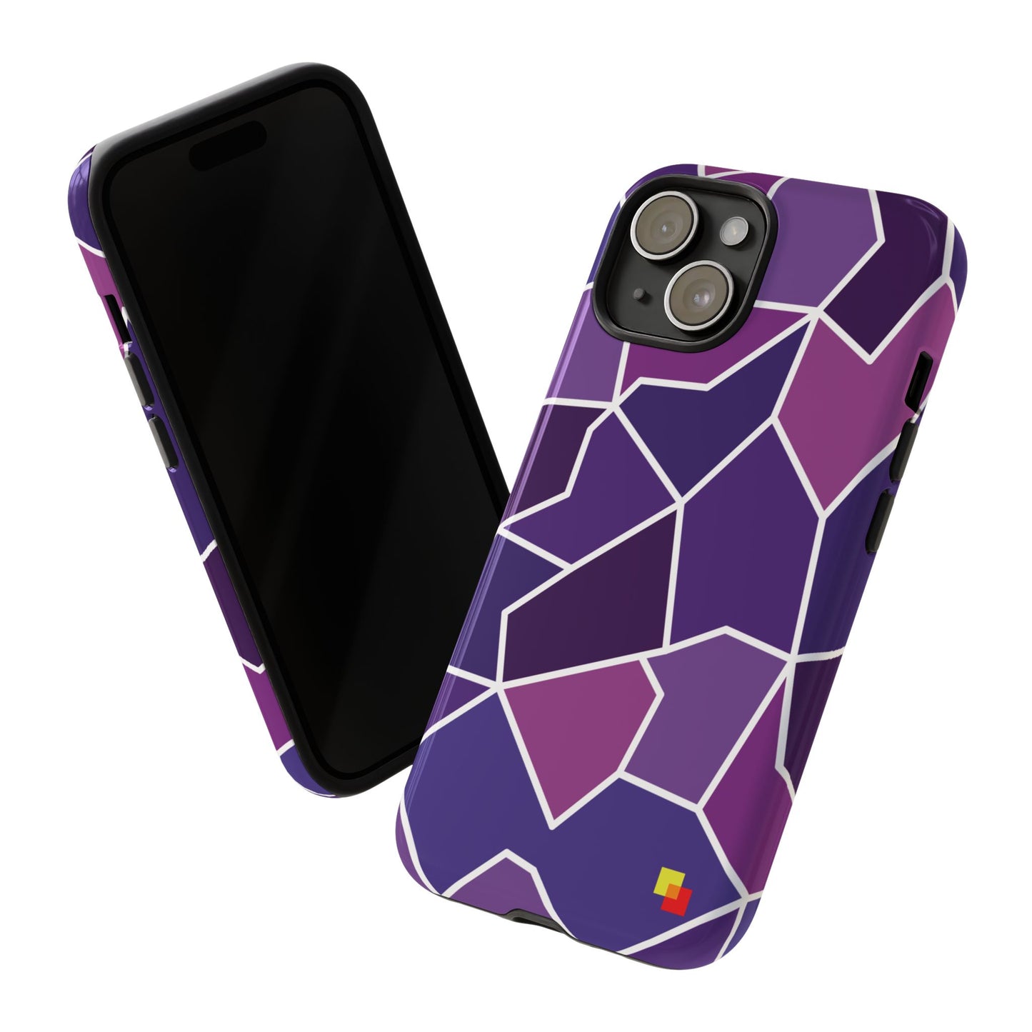 Purple Geometric Phone Case