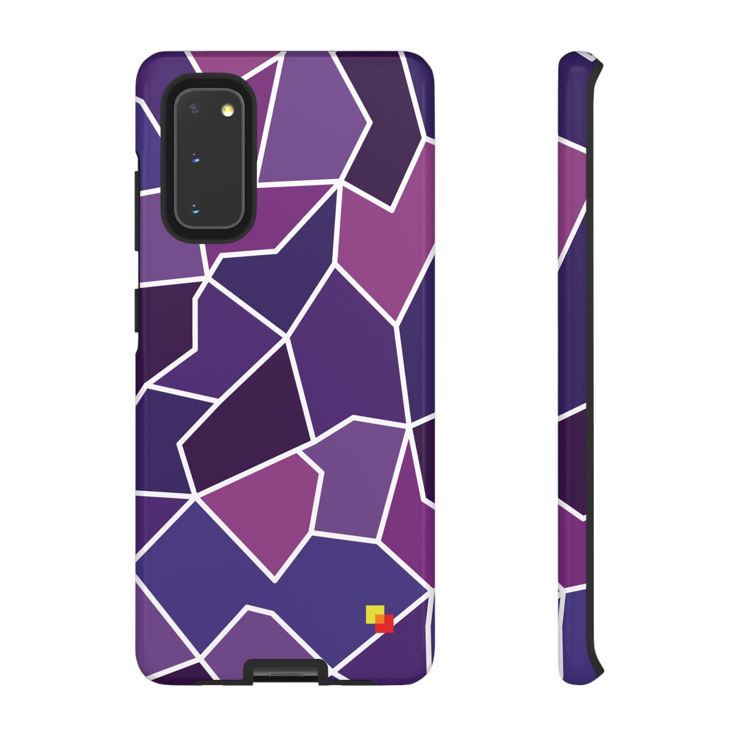 Purple Geometric Phone Case