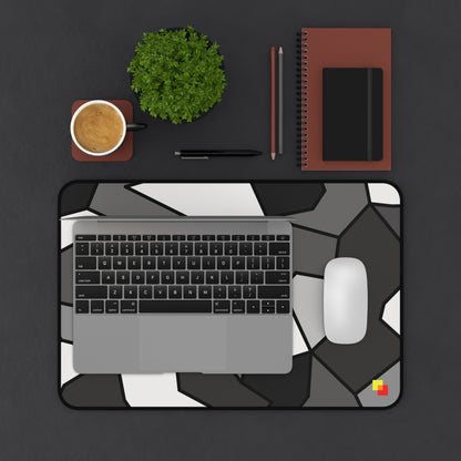 Black and White Geometric Mouse Pad / Desk Mat