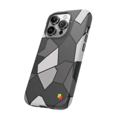 Black and Grey Geometric Phone Case