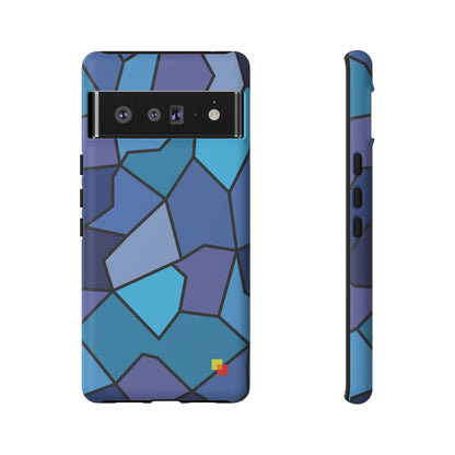 Blue Geometric Phone Case