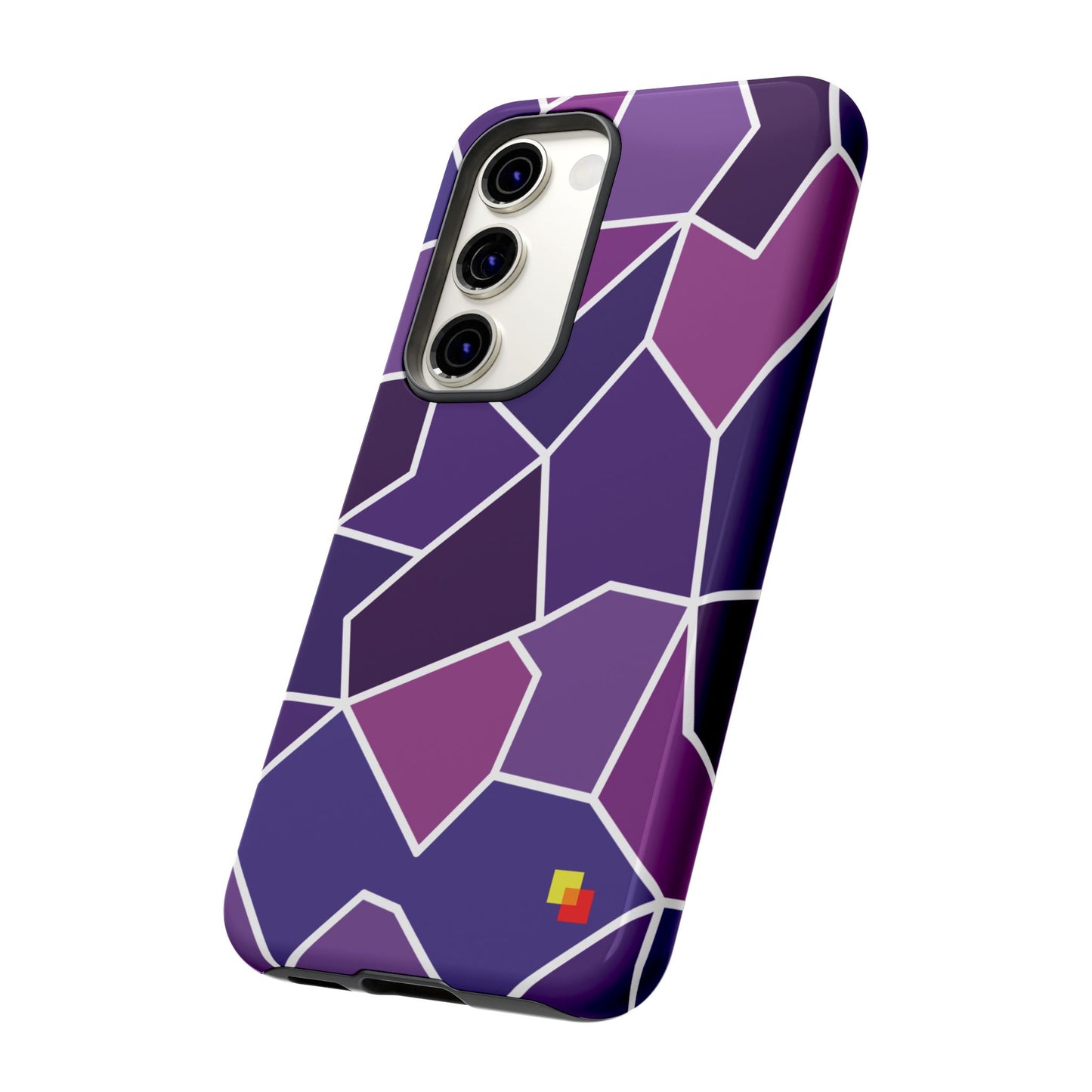 Purple Geometric Phone Case