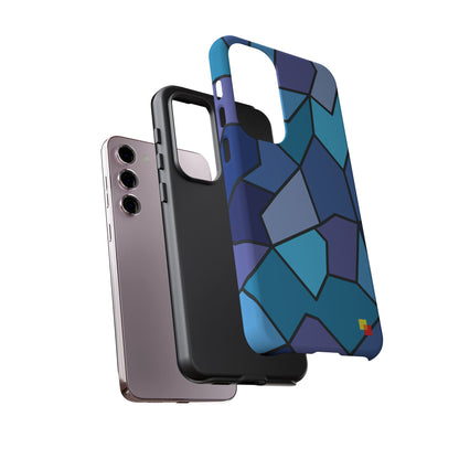 Blue Geometric Phone Case