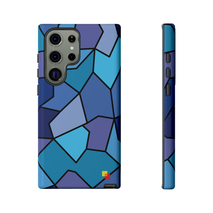 Blue Geometric Phone Case