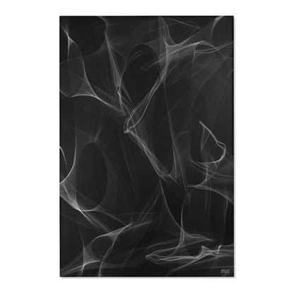 Black Smoke Area Rug