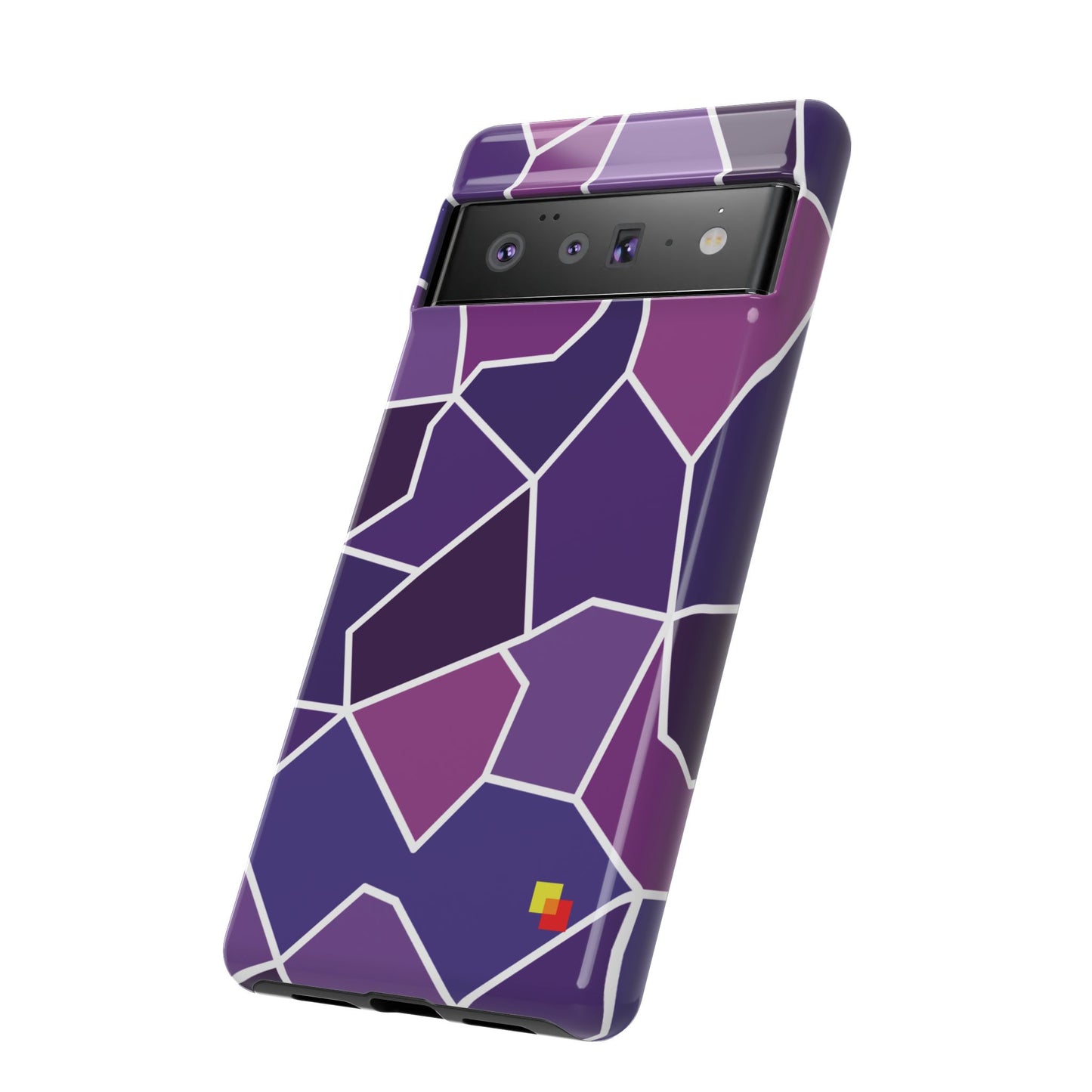 Purple Geometric Phone Case