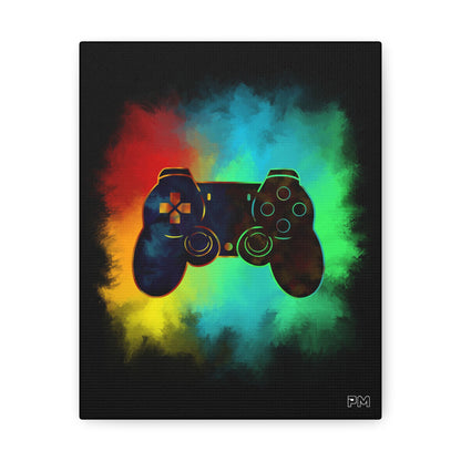 Gaming Controller Explosion Canvas