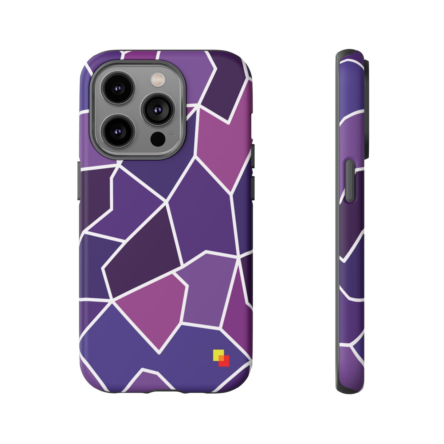 Purple Geometric Phone Case