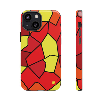 Orange Geometric Phone Case