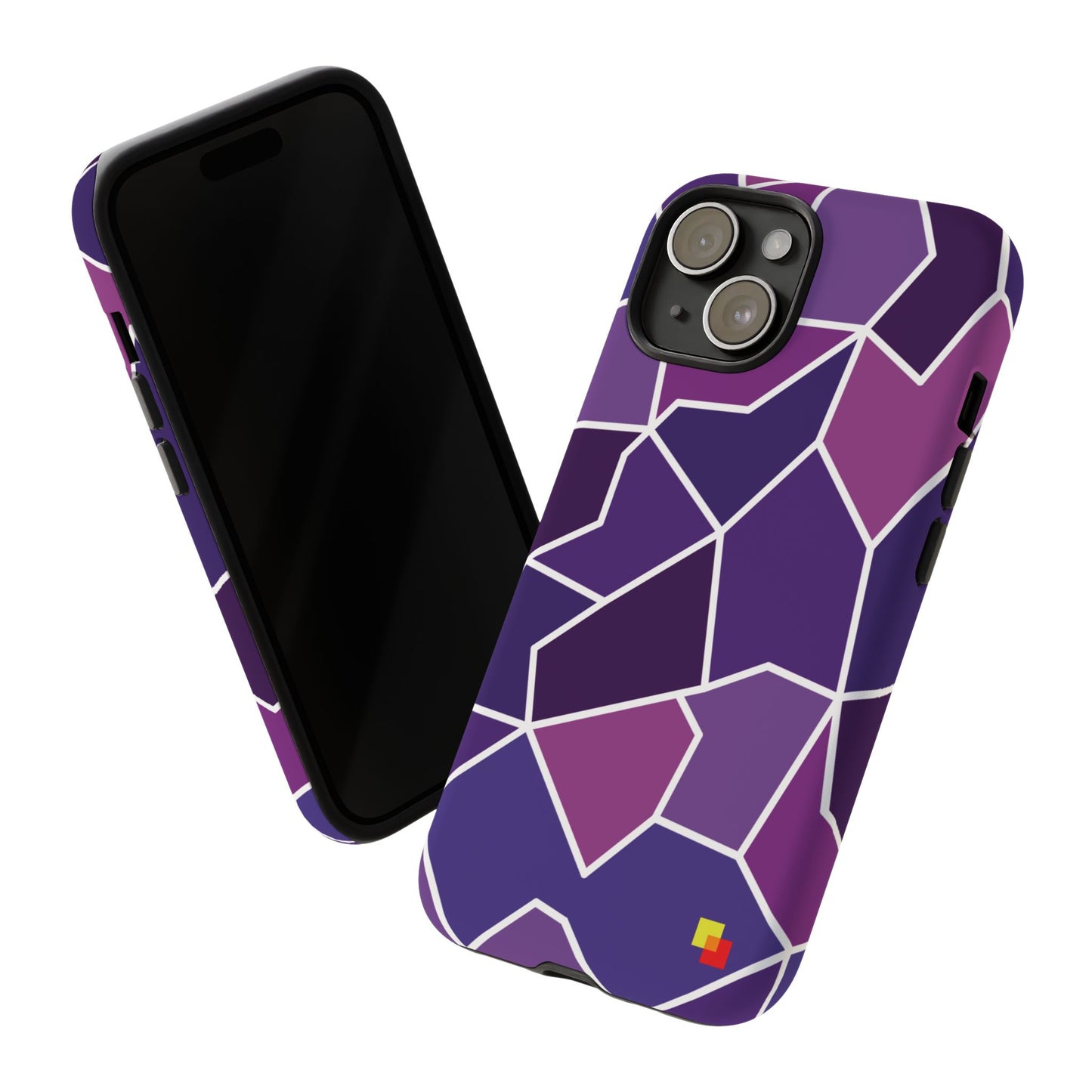 Purple Geometric Phone Case