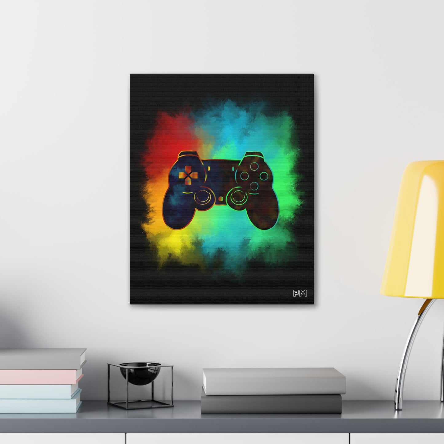 Gaming Controller Explosion Canvas