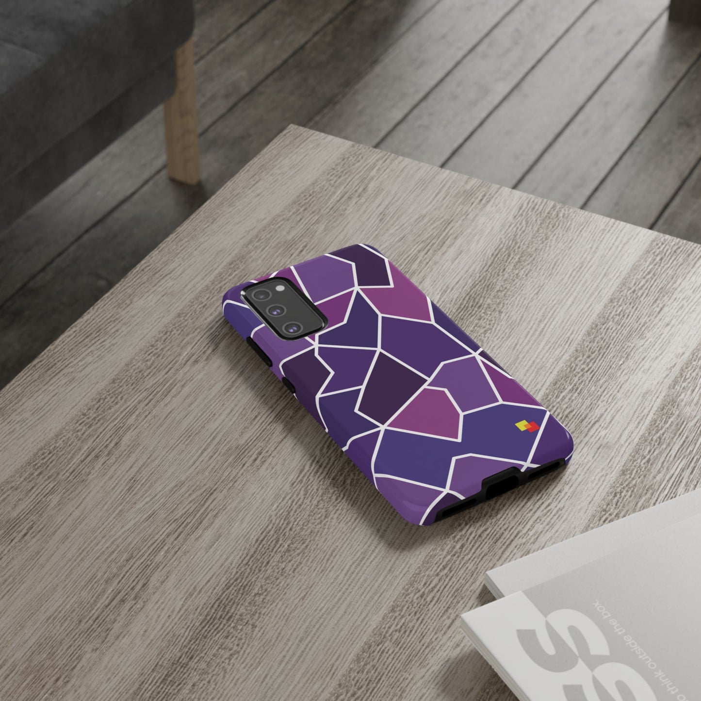 Purple Geometric Phone Case