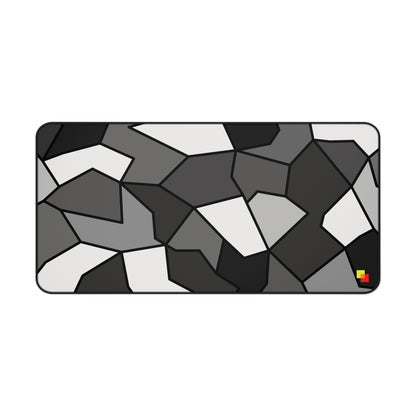 Black and White Geometric Mouse Pad / Desk Mat