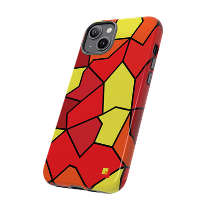 Orange Geometric Phone Case