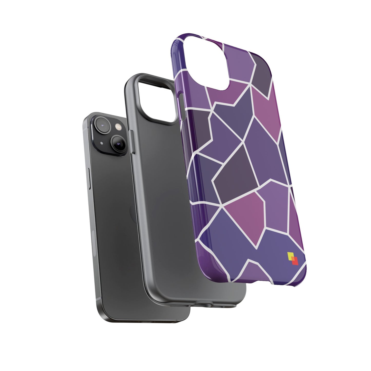 Purple Geometric Phone Case