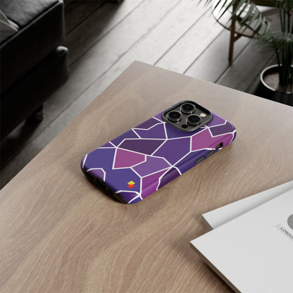 Purple Geometric Phone Case