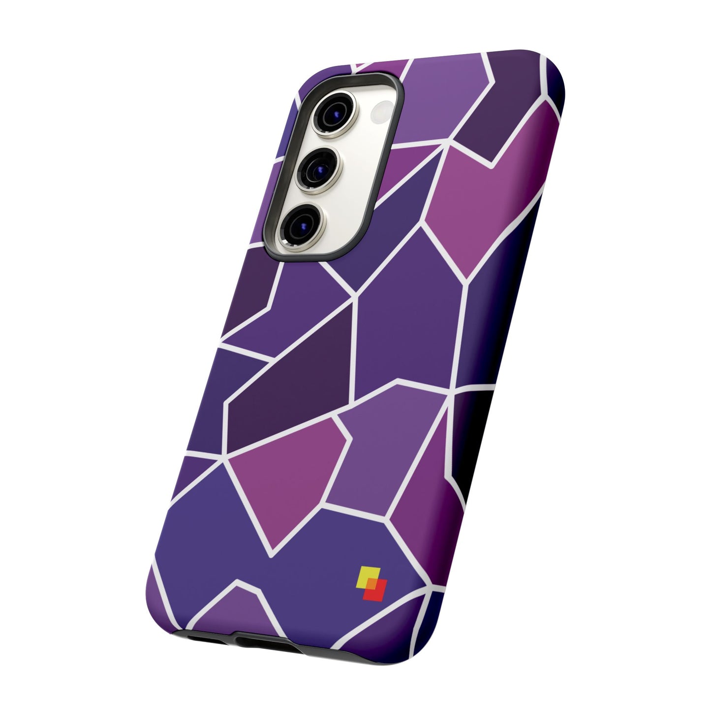 Purple Geometric Phone Case