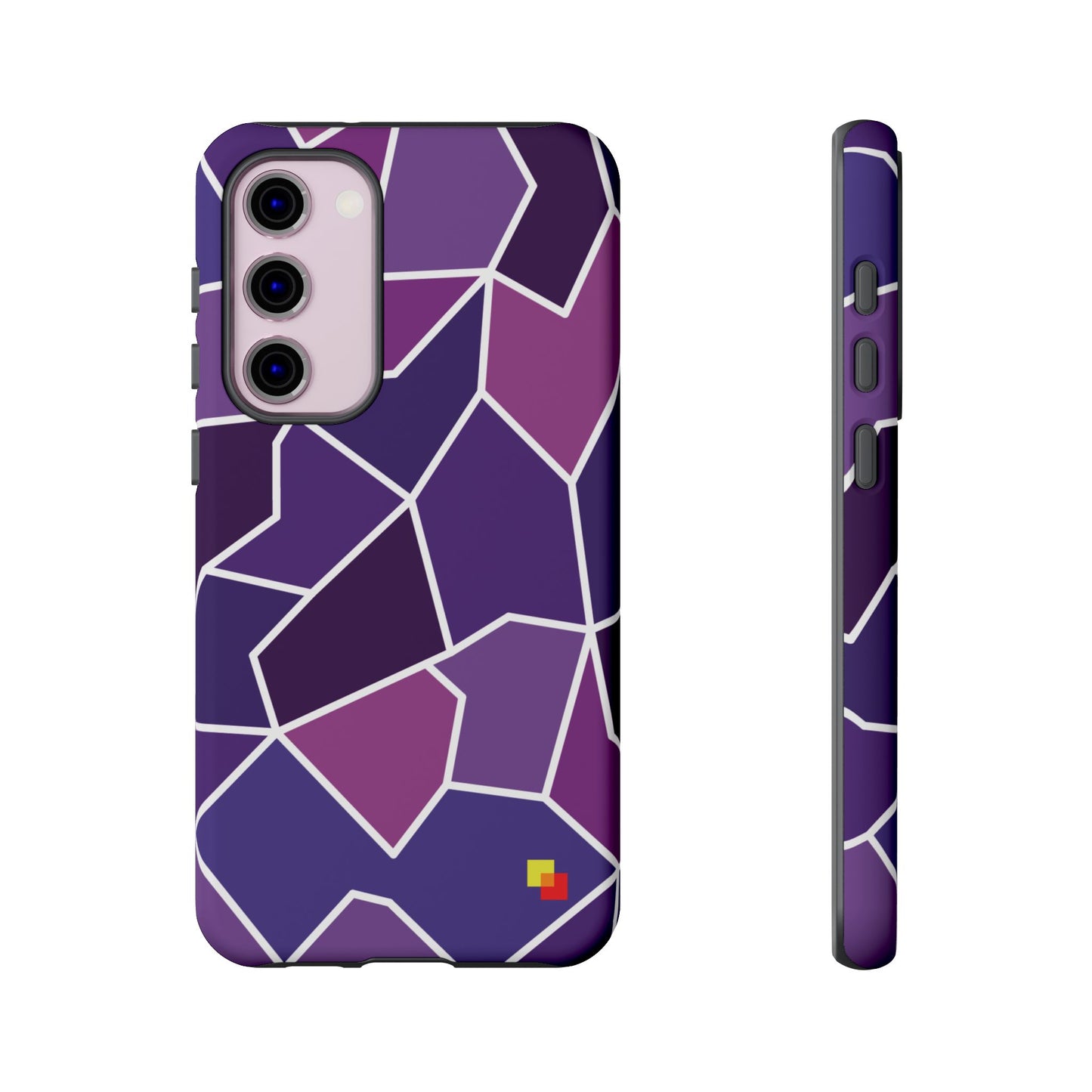 Purple Geometric Phone Case