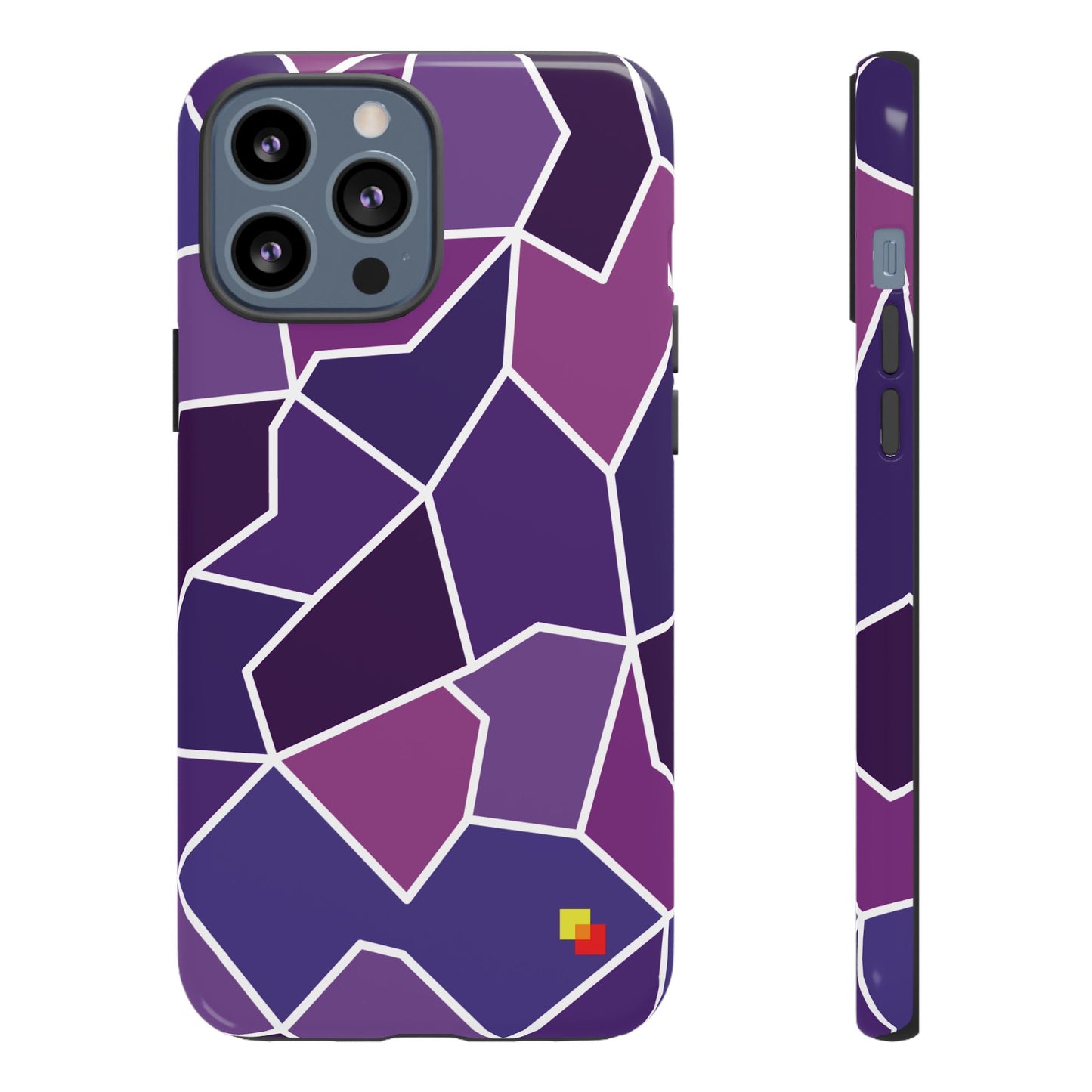 Purple Geometric Phone Case