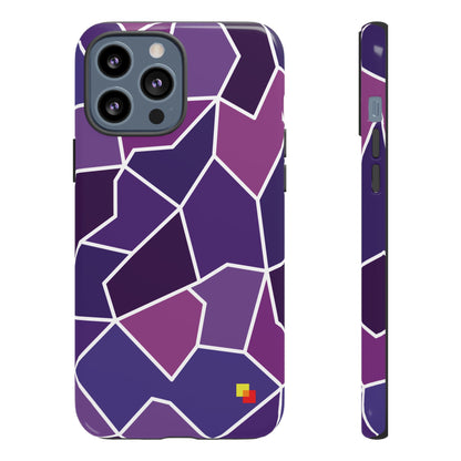 Purple Geometric Phone Case