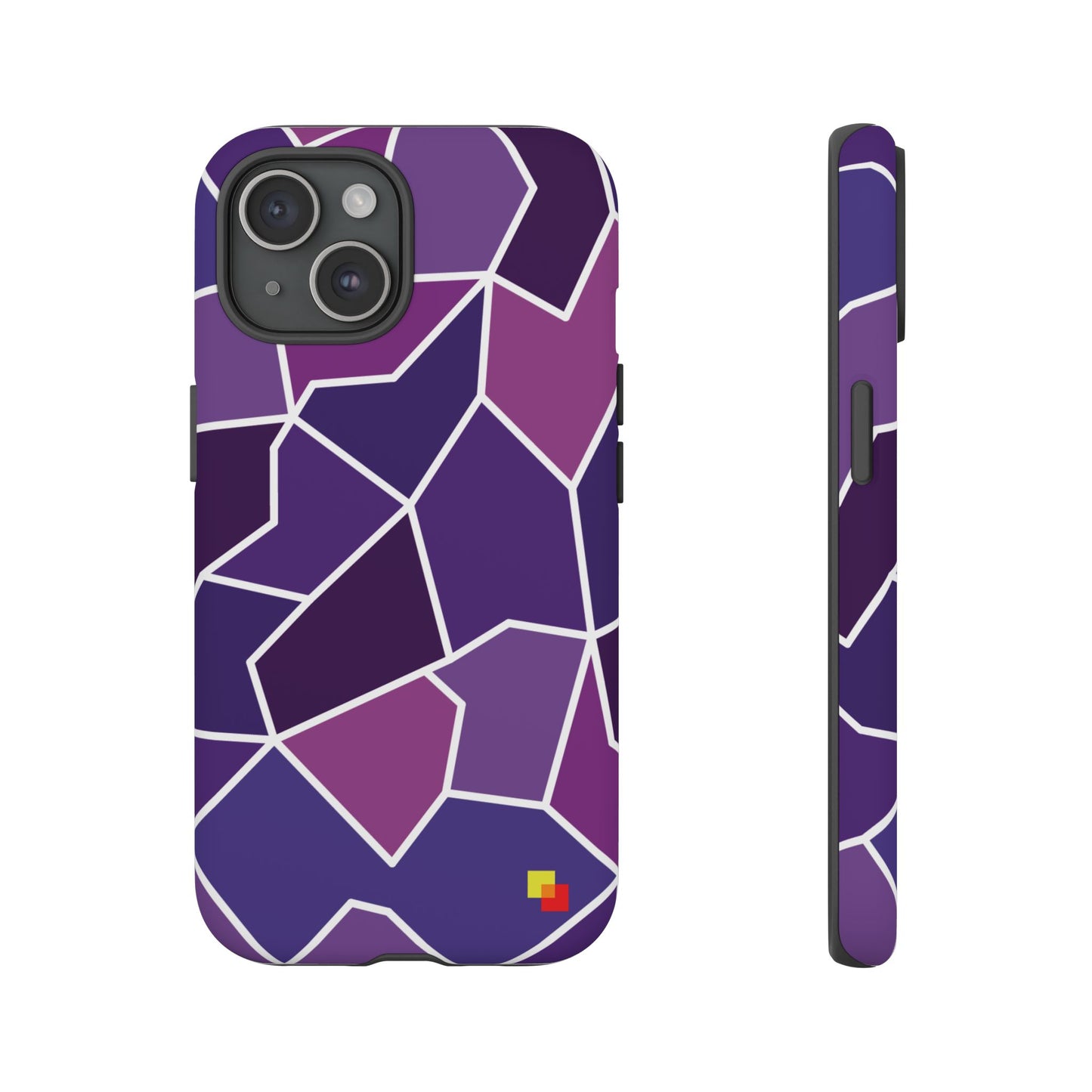 Purple Geometric Phone Case